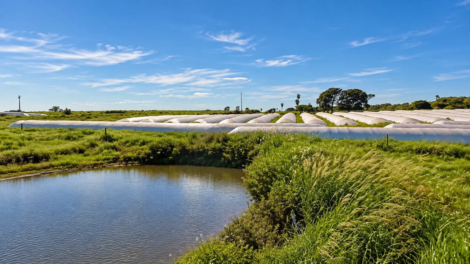 Área produtiva da Agropecuária Guaxuma